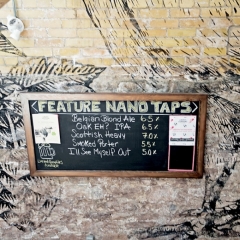 Beer menu