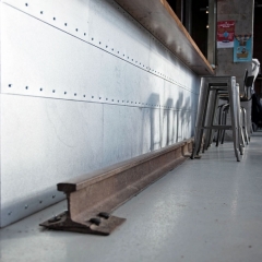 Junction Craft Brewery's bar foot rail