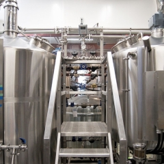 The brewhouse at Kensington Brewing Company