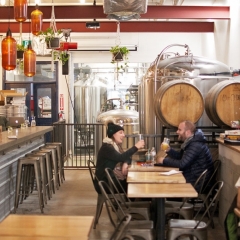 Seating area at Kensington Brewing Company