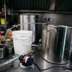 The brewing set up