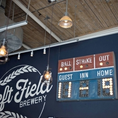 The Scoreboard at Left Field Brewery
