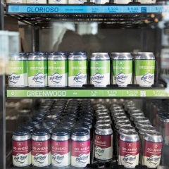 Cans to go at Left Field Brewery