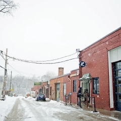 Down the alley at Left Field Brewery