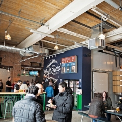 The space at Left Field Brewery