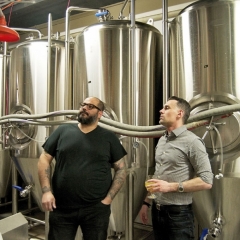 Brewmaster, Anderson Sant'anna de Lima with Nick Purdy