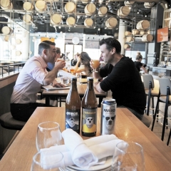 Jason Kaptyn, owner of Northern Maverick Brewing Company, speaking with Nick Purdy of PairingwithBeer