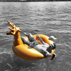 OUTTAKE: Kingston Brewing's "Whitetail" cream ale & a whitetail deer floaty