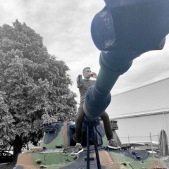 OUTTAKE: Spearhead's "Big Kahuna" and a Tank