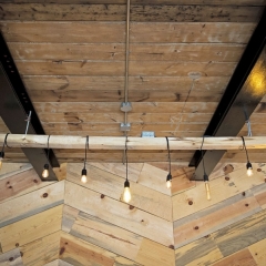 Light fixtures at Rorschach Brewing Company
