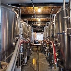 Through the brewery at Rorschach Brewing Company