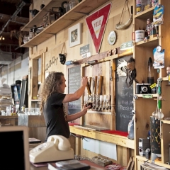 Behind the Bar at Shacklands Brewing Company