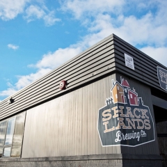 Exterior of Shacklands Brewing Company