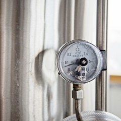 Fermentation Tank Guage at Shacklands Brewing Company