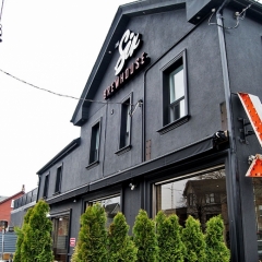 The exterior of The Six Brewing